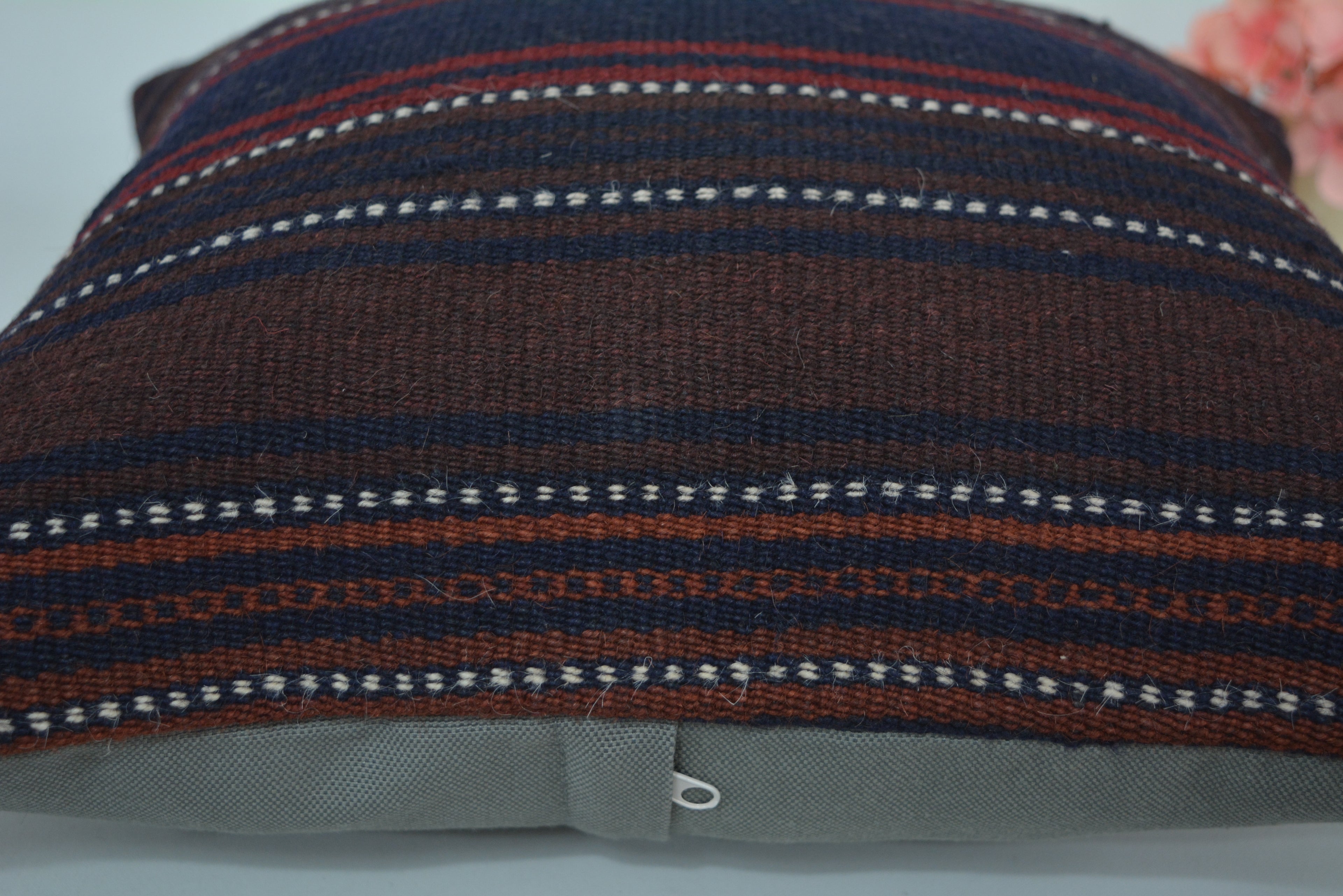 Exclusieve Boho Stijl Kelim Kussenhoes 40x40cm. // 16x16in.