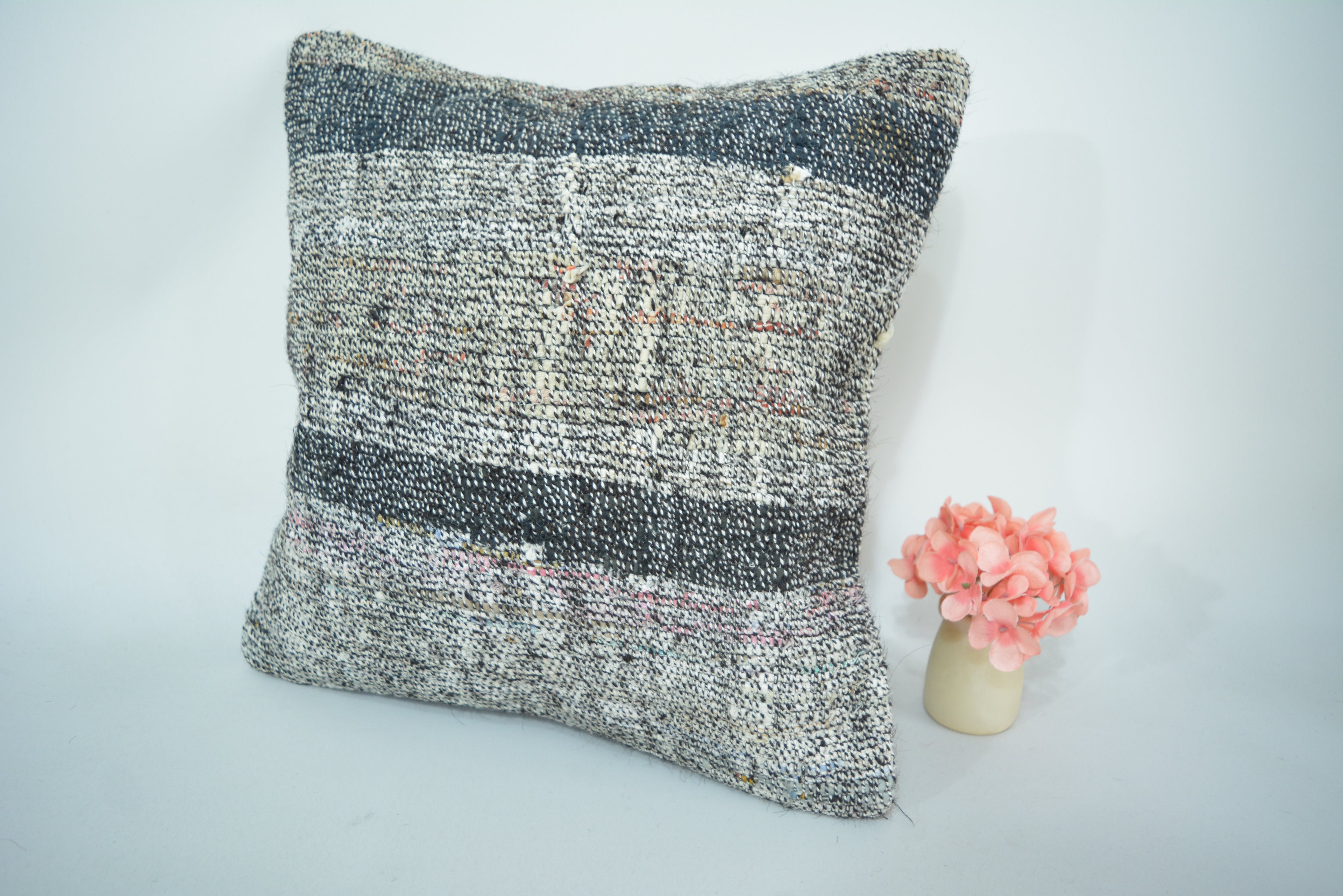 Exclusieve Boho Stijl Kelim Kussenhoes 40x40cm. // 16x16in.