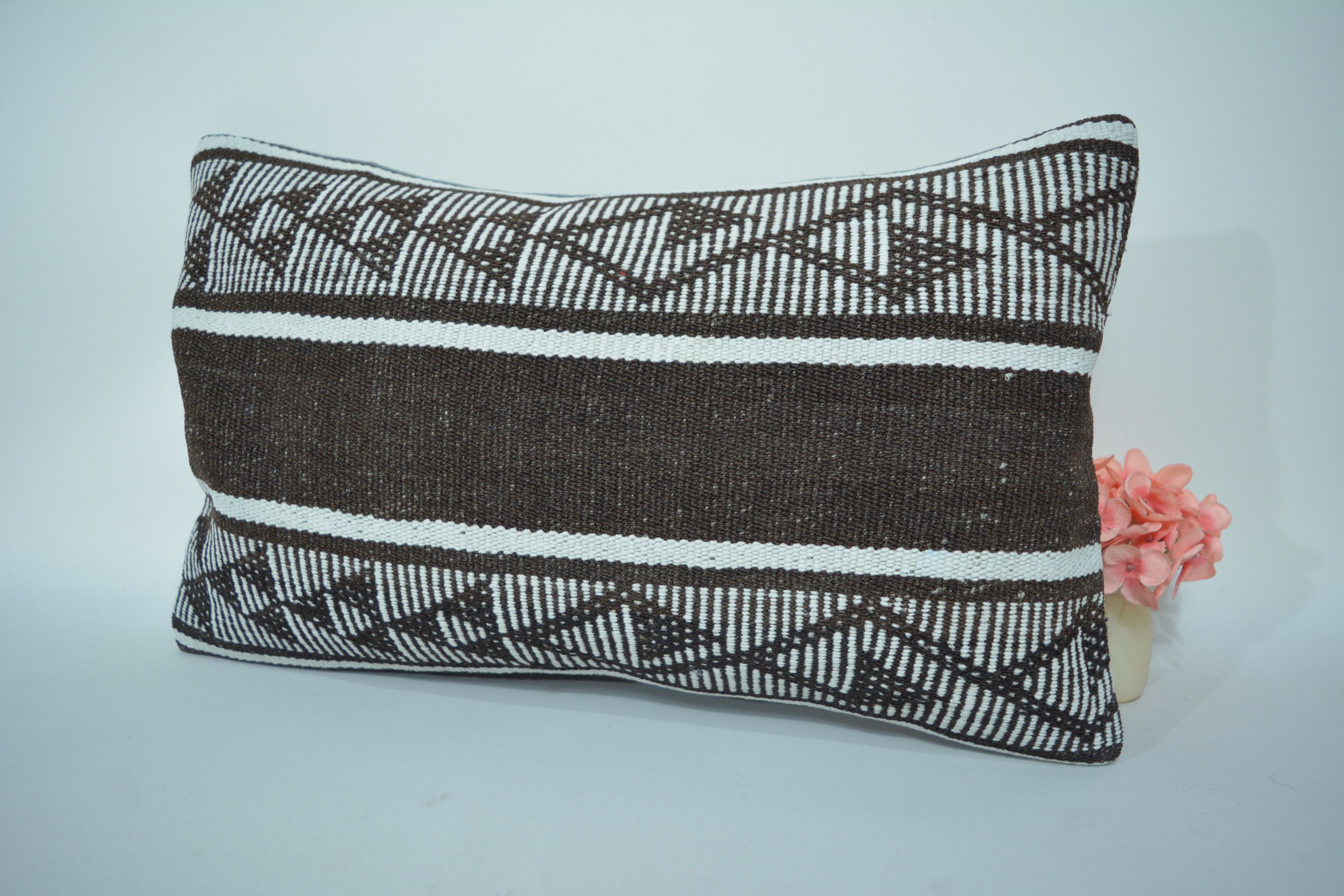 Authentiek Kelim Sierkussen 30x50cm. // 12x20in. Met de Hand Gemaakt uit Originele Tapijten