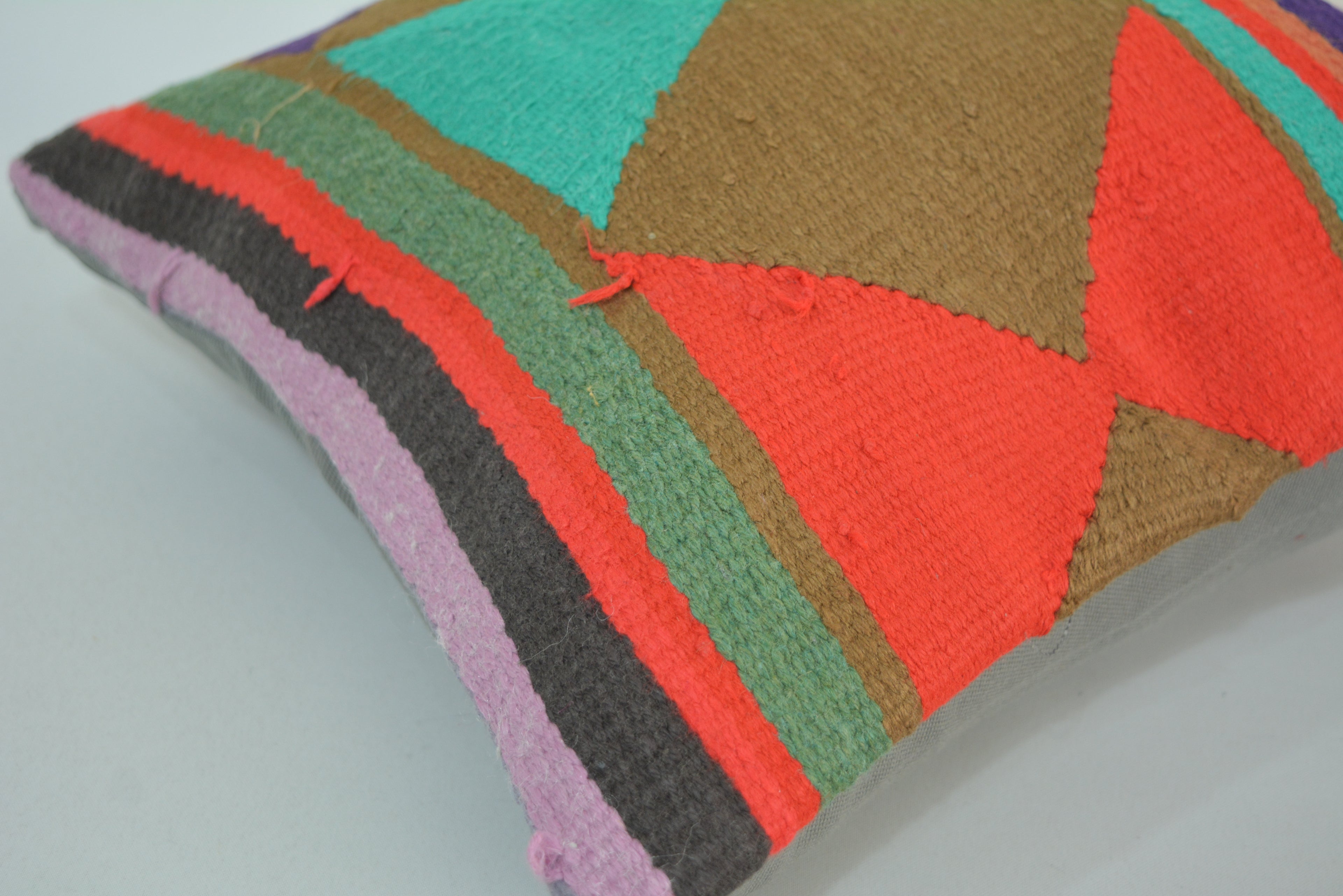 Exclusieve Boho Stijl Kelim Kussenhoes 40x40cm. // 16x16in.
