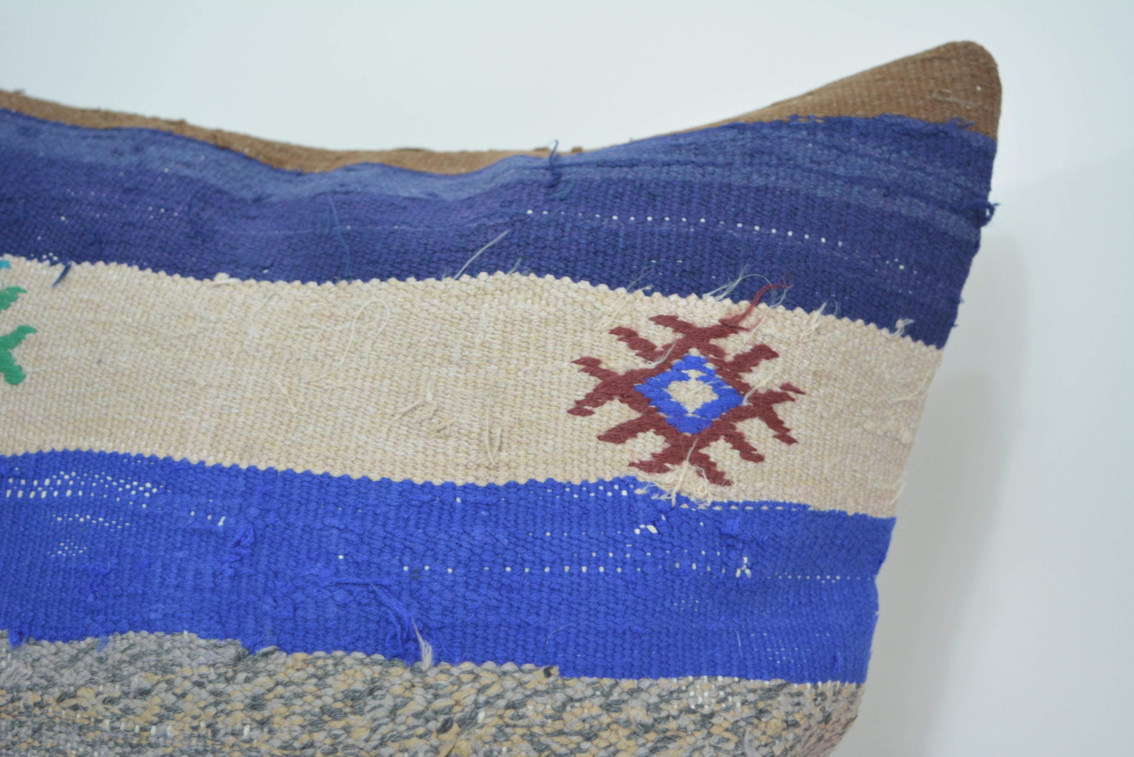 Exclusieve Boho Stijl Kelim Kussenhoes 40x40cm. // 16x16in.
