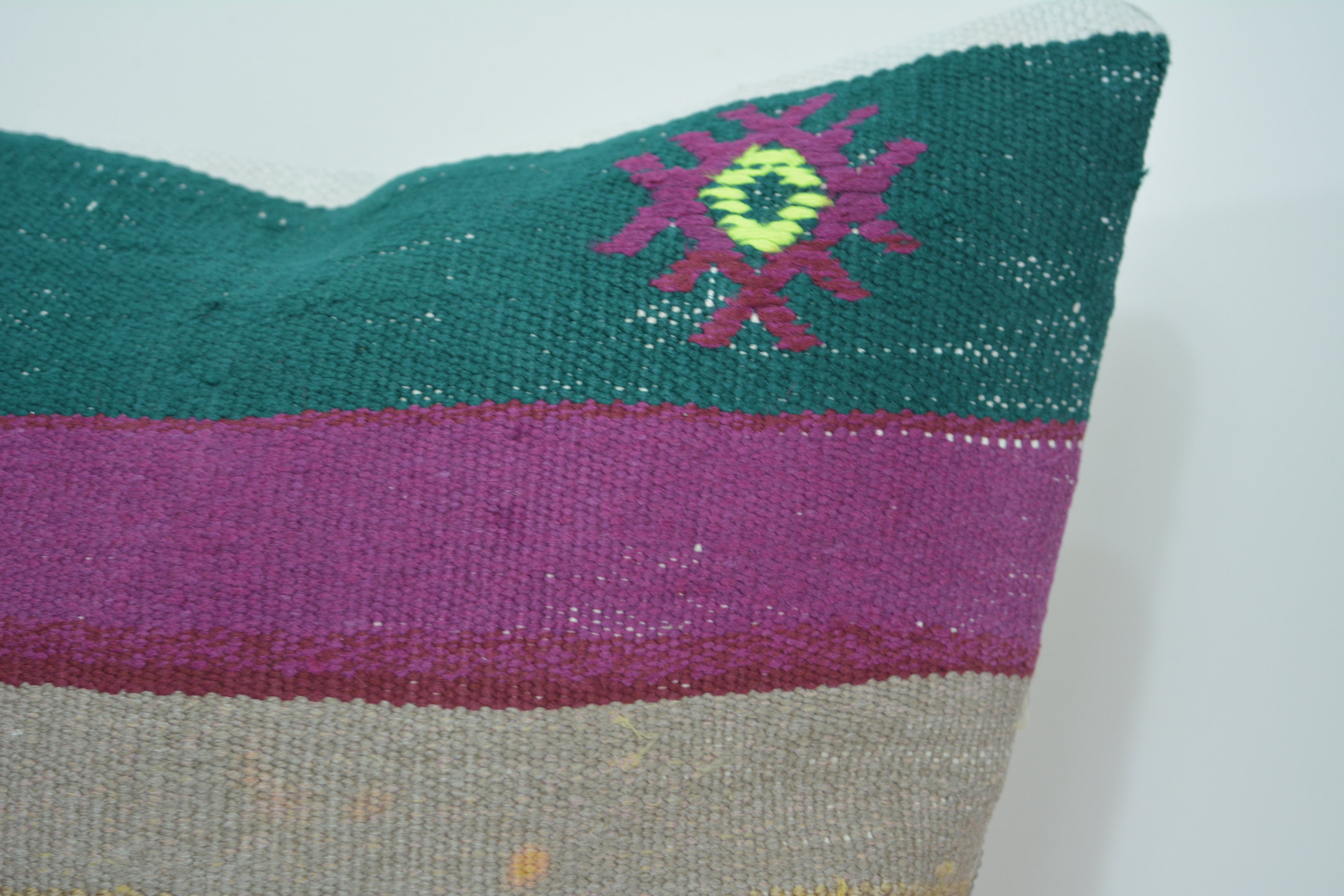 Exclusieve Boho Stijl Kelim Kussenhoes 40x40cm. // 16x16in.