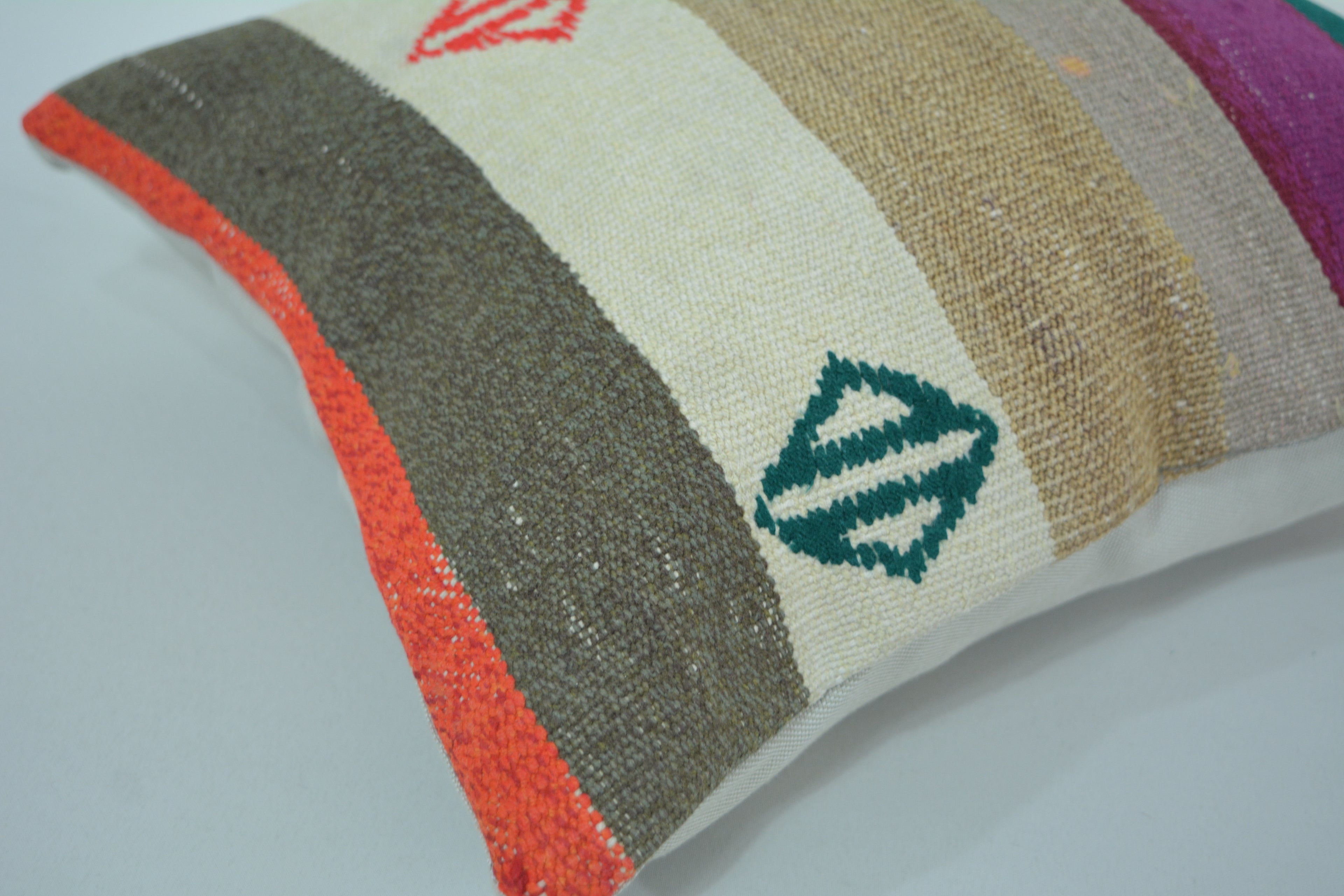 Exclusieve Boho Stijl Kelim Kussenhoes 40x40cm. // 16x16in.