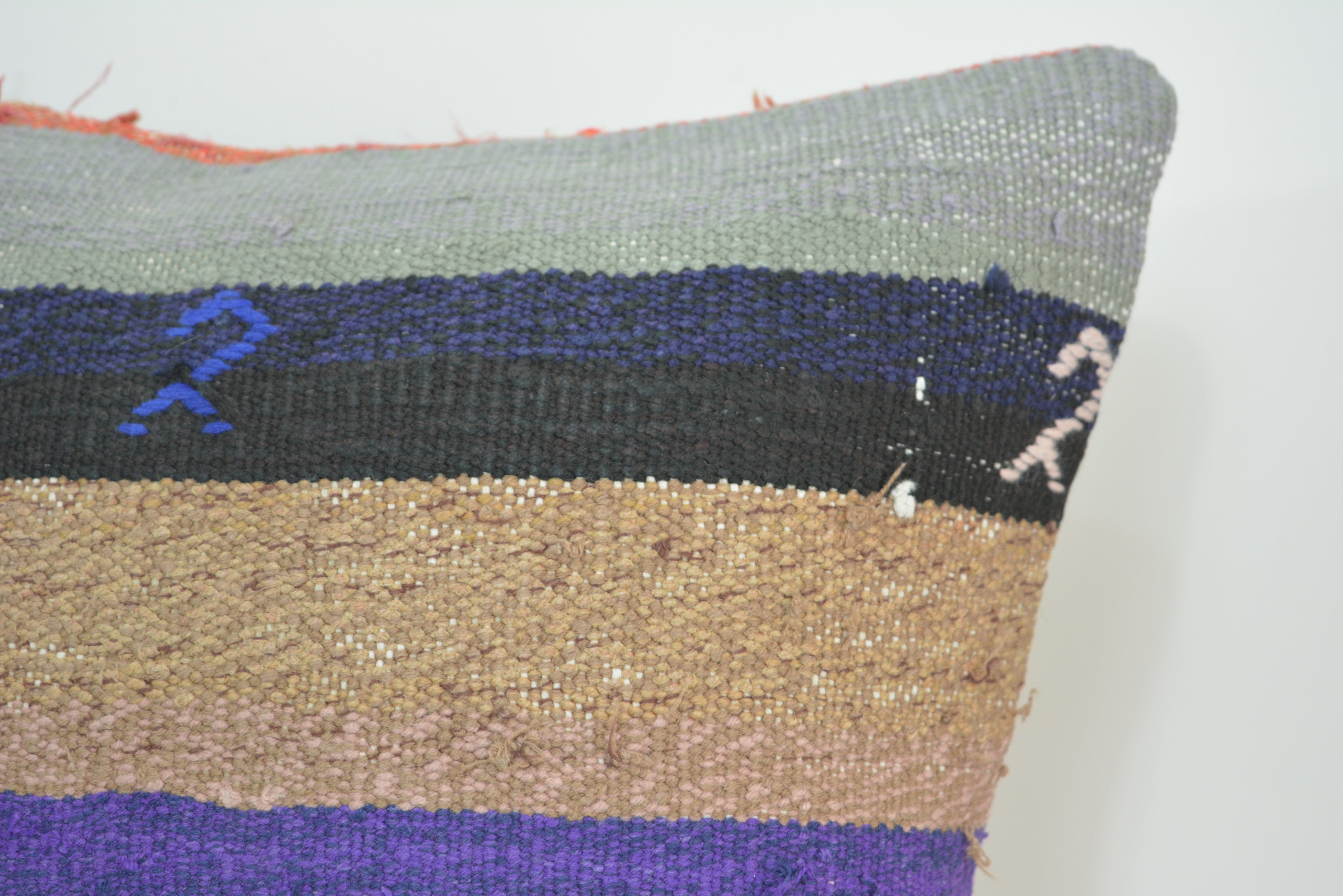 Exclusieve Boho Stijl Kelim Kussenhoes 40x40cm. // 16x16in.