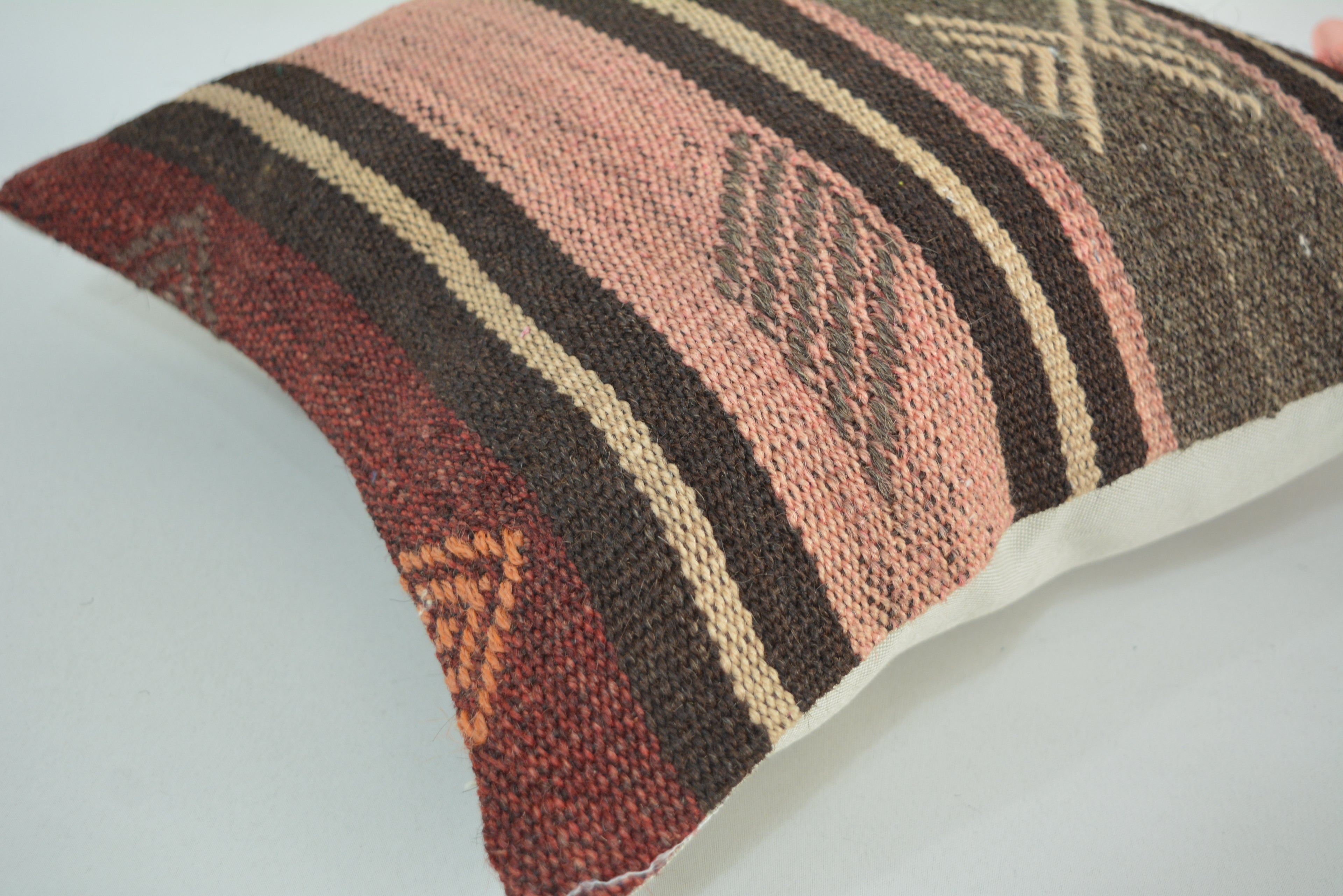 Exclusieve Boho Stijl Kelim Kussenhoes 40x40cm. // 16x16in.
