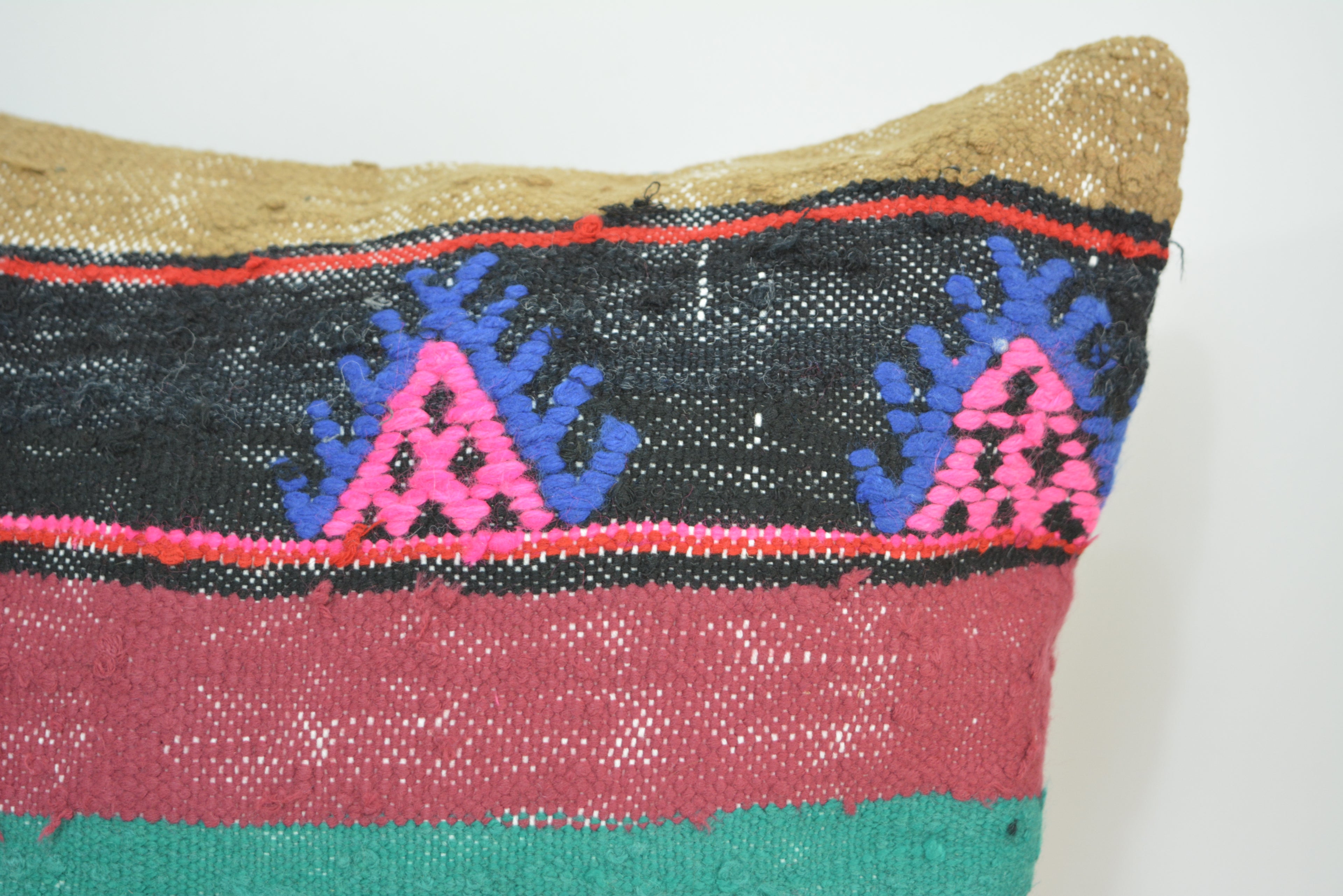 Exclusieve Boho Stijl Kelim Kussenhoes 40x40cm. // 16x16in.