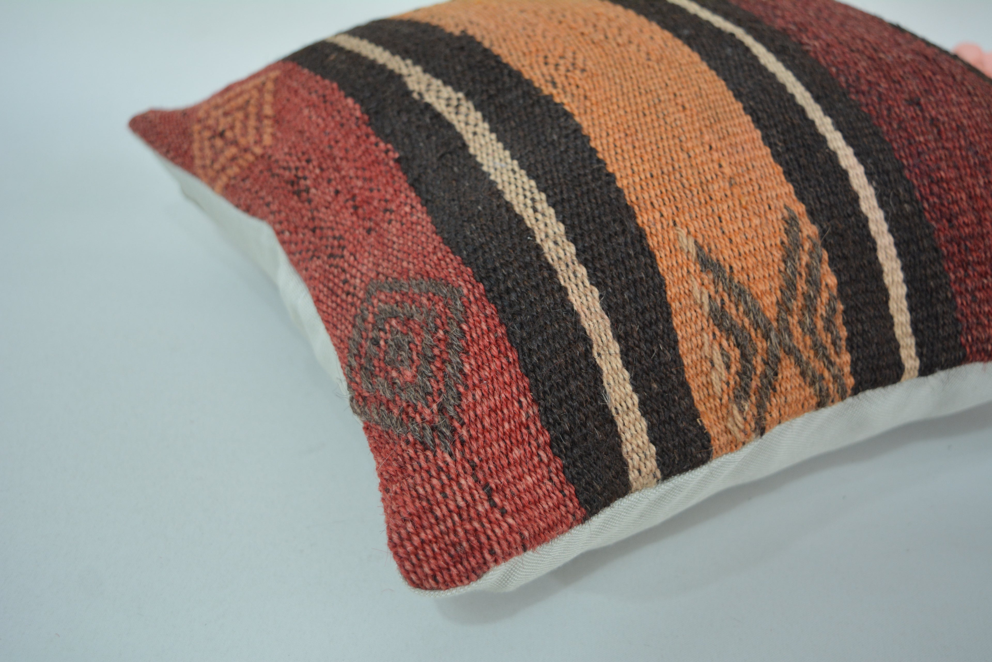Exclusieve Boho Stijl Kelim Kussenhoes 40x40cm. // 16x16in.