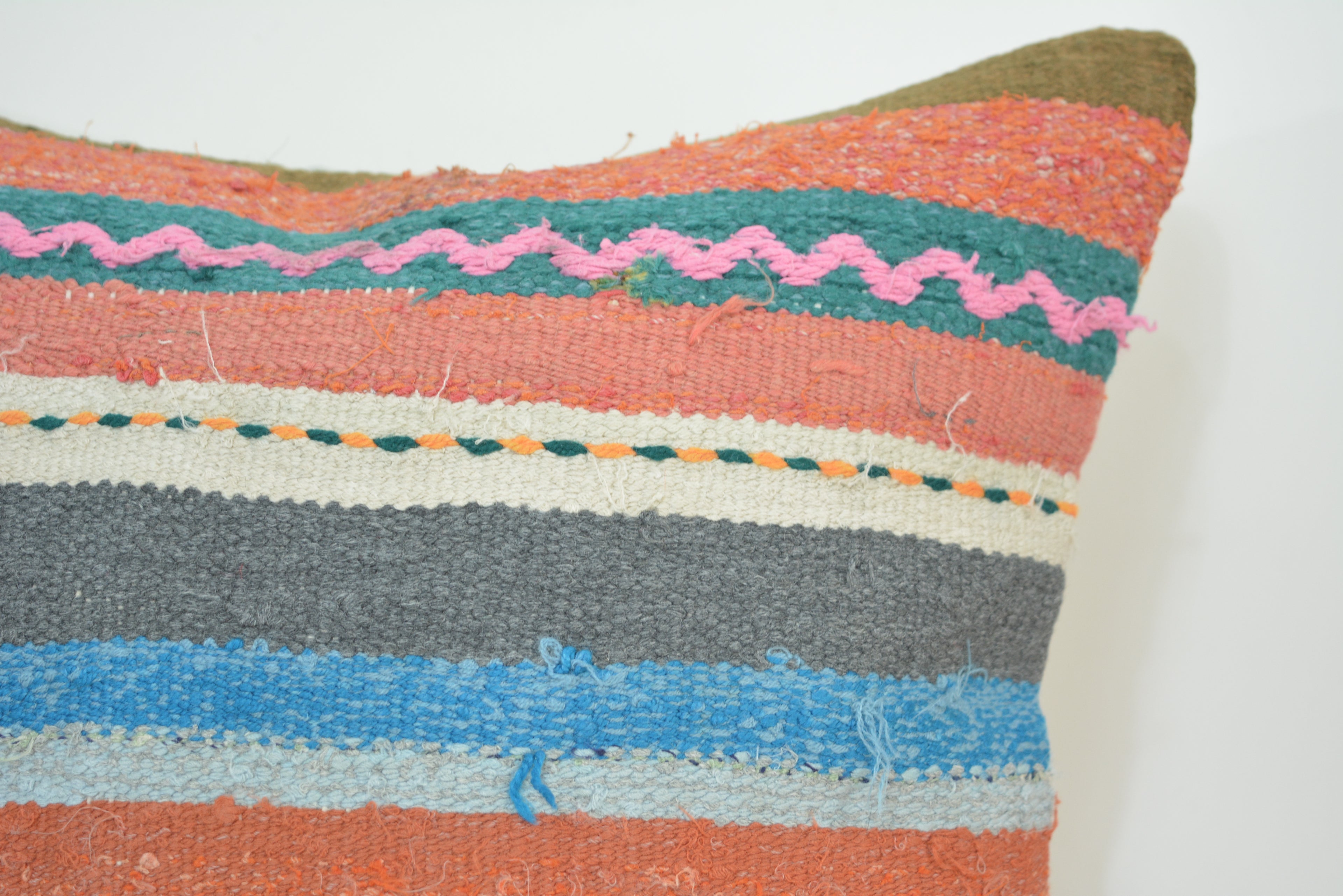 Exclusieve Boho Stijl Kelim Kussenhoes 40x40cm. // 16x16in.