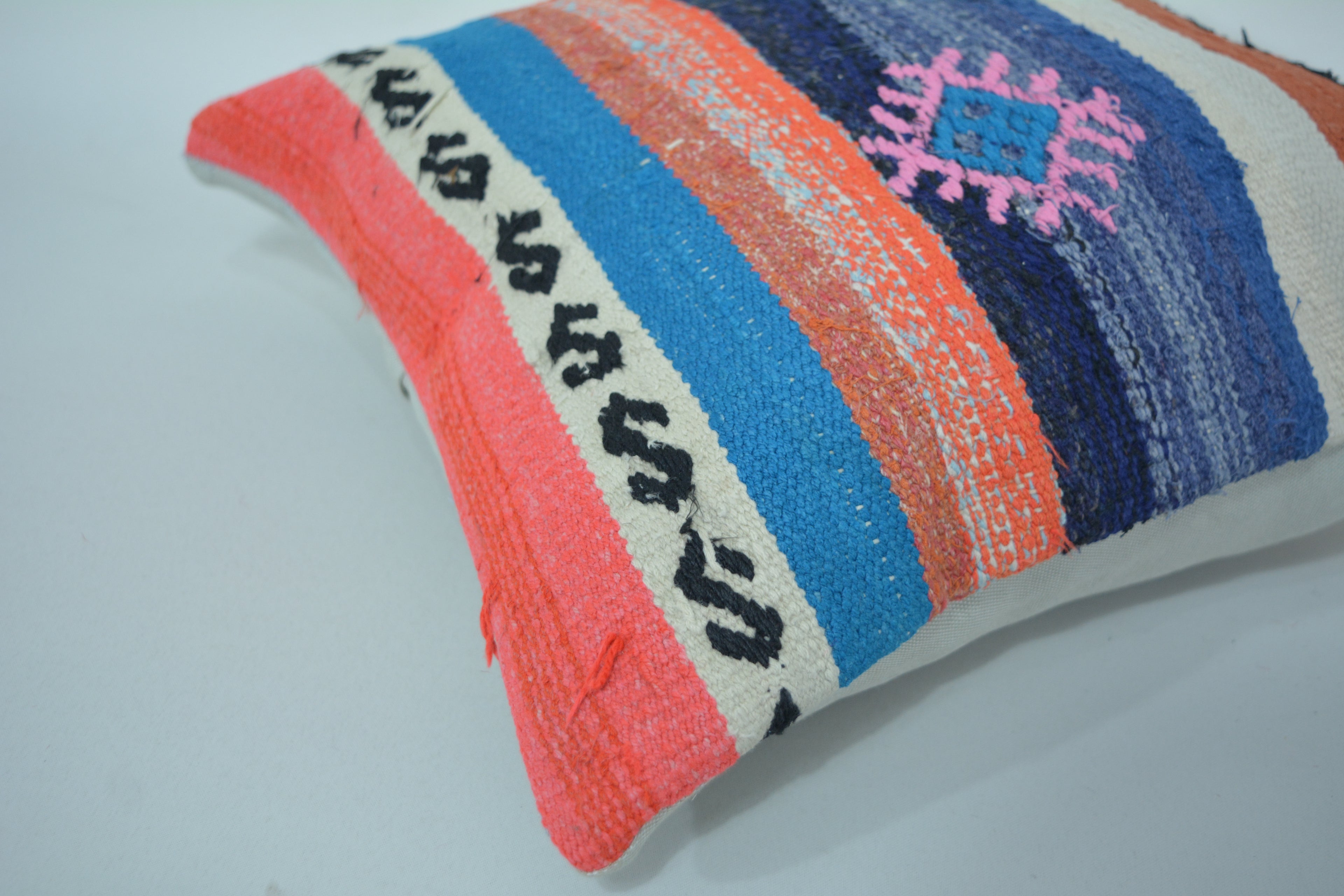 Exclusieve Boho Stijl Kelim Kussenhoes 40x40cm. // 16x16in.