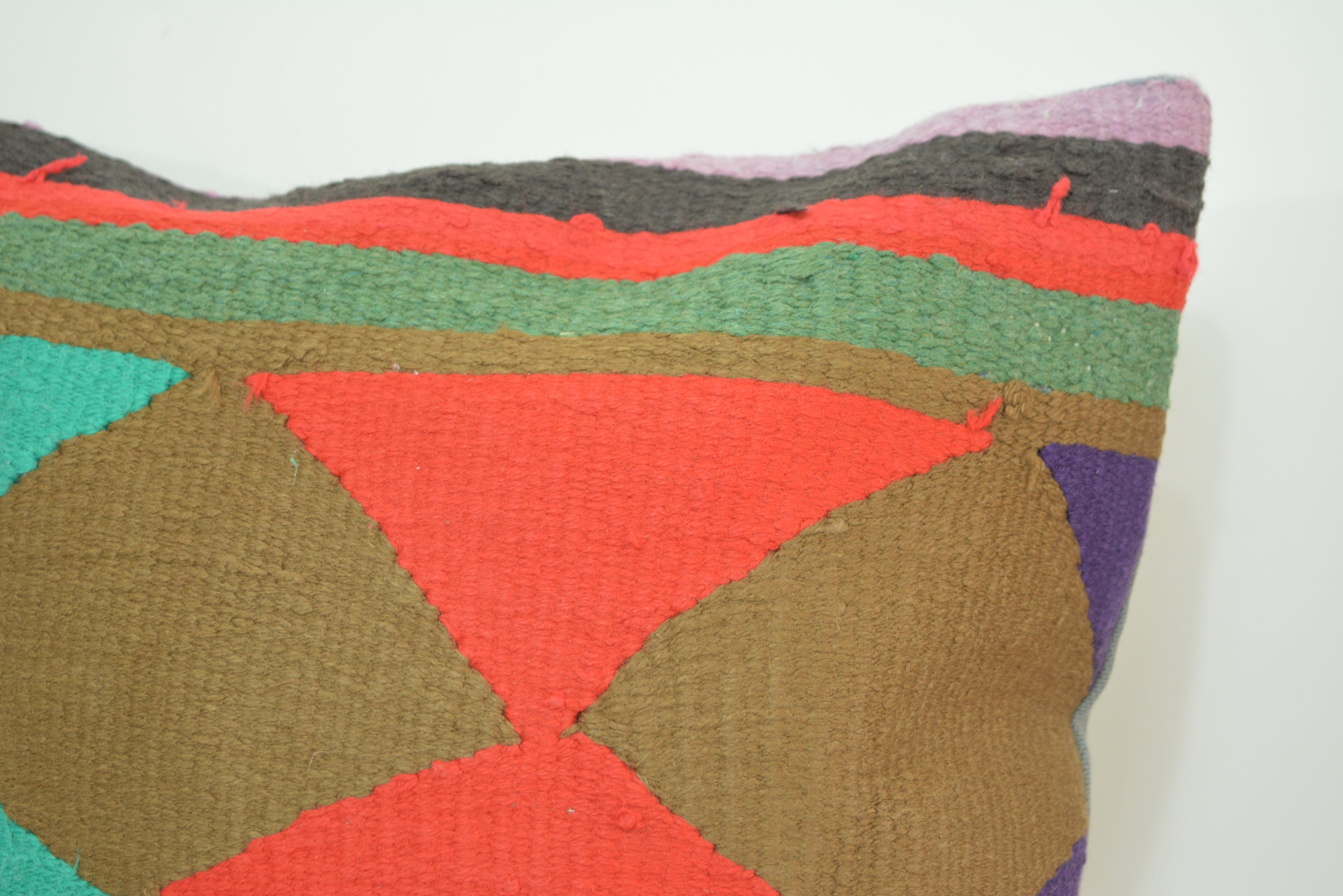 Exclusieve Boho Stijl Kelim Kussenhoes 40x40cm. // 16x16in.