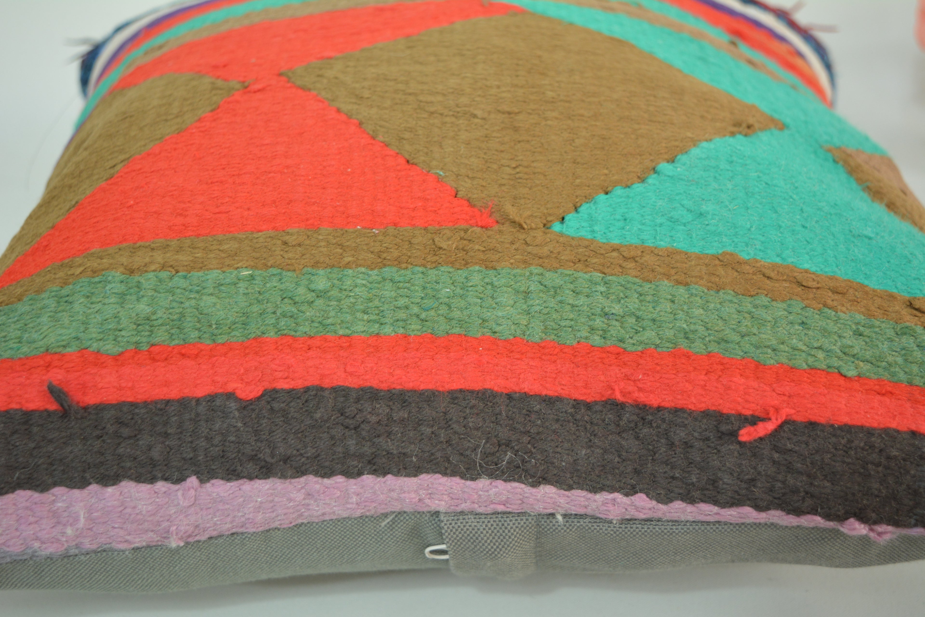 Exclusieve Boho Stijl Kelim Kussenhoes 40x40cm. // 16x16in.
