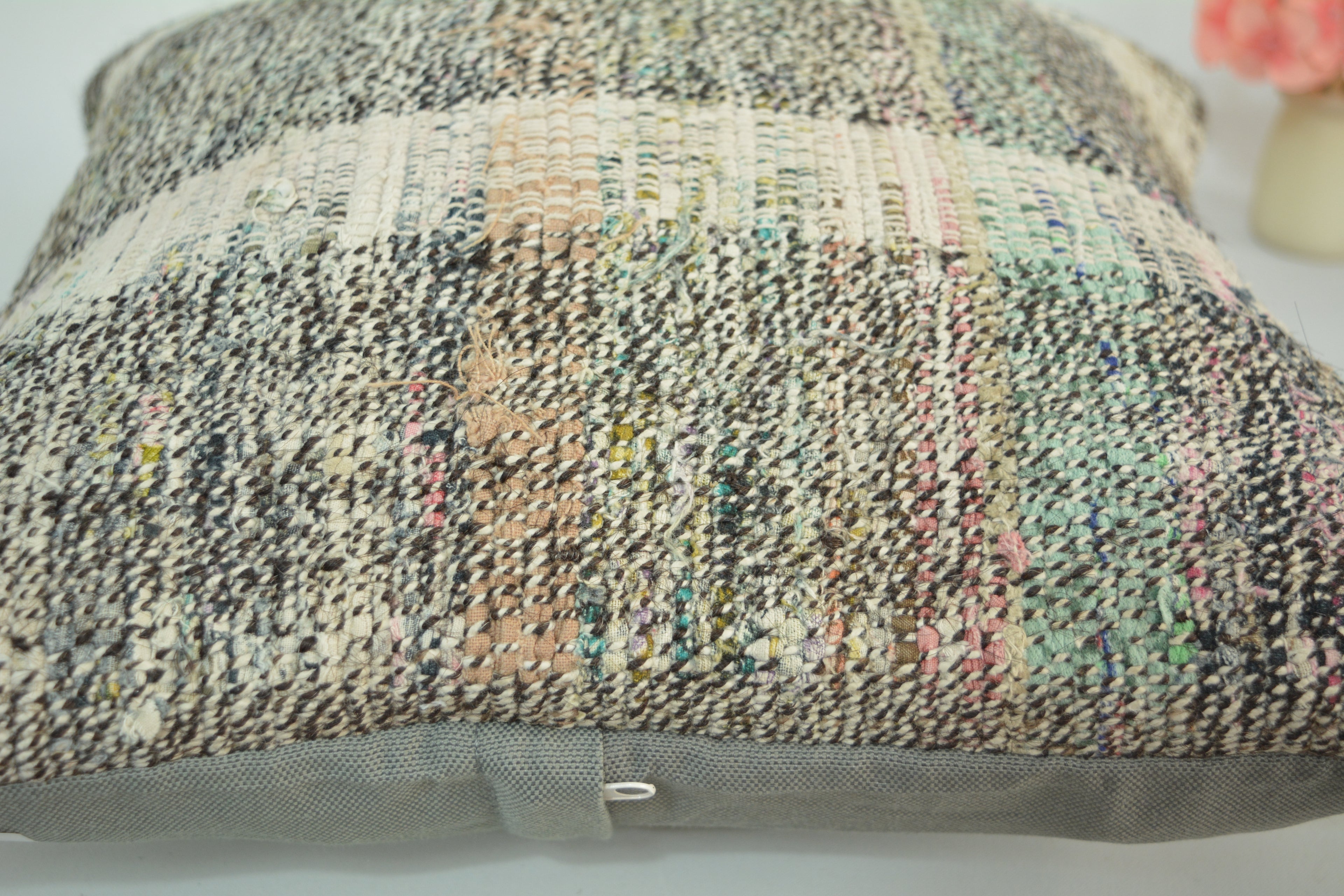 Exclusieve Boho Stijl Kelim Kussenhoes 40x40cm. // 16x16in.