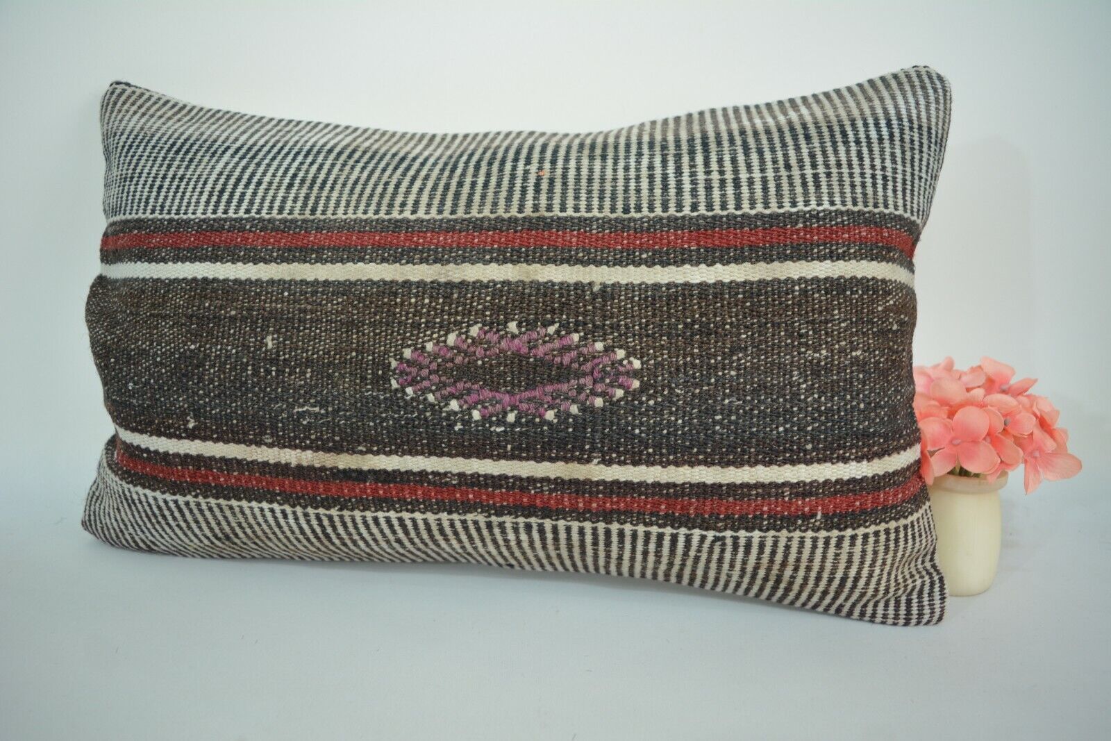 Vintage Boho Kelim Kussenhoes 30x60cm. // 12x24in.