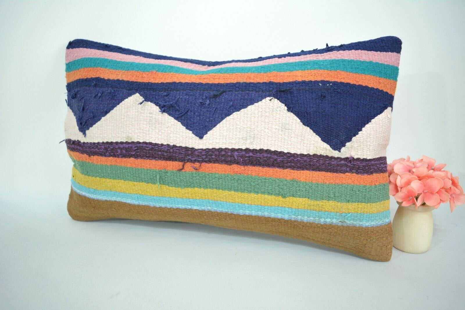 Vintage Boho Kelim Kussenhoes 30x60cm. // 12x24in.