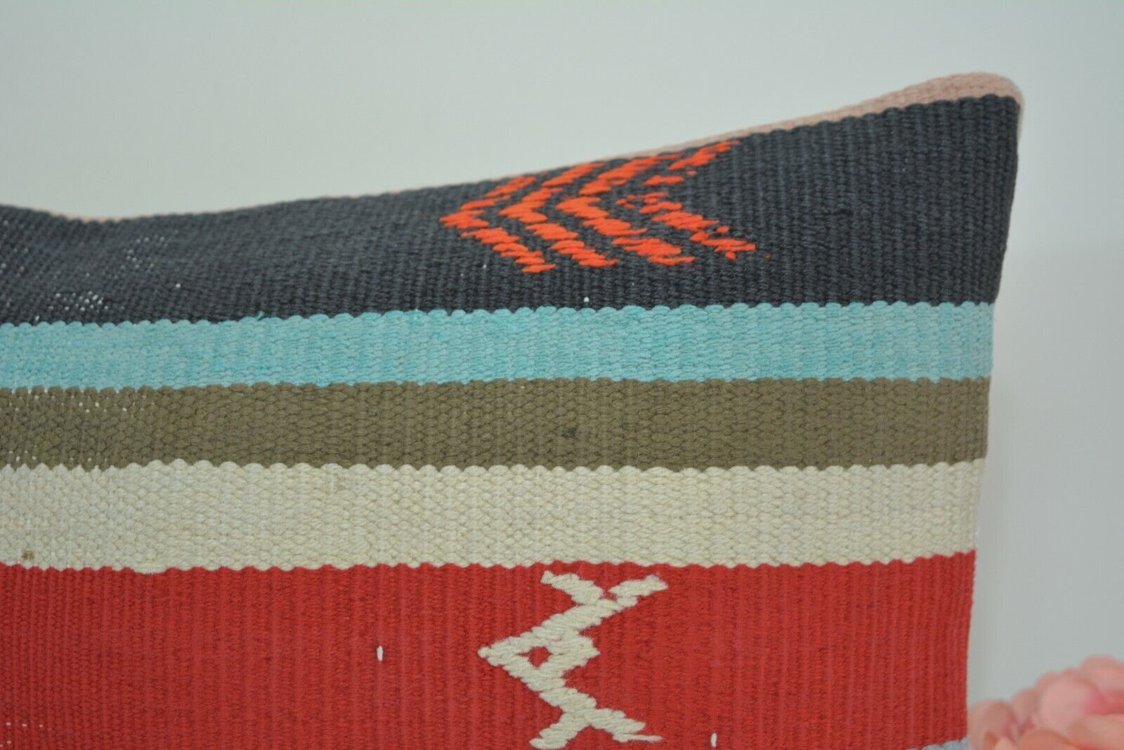 Vintage Boho Kelim Kussenhoes 30x60cm. // 12x24in.