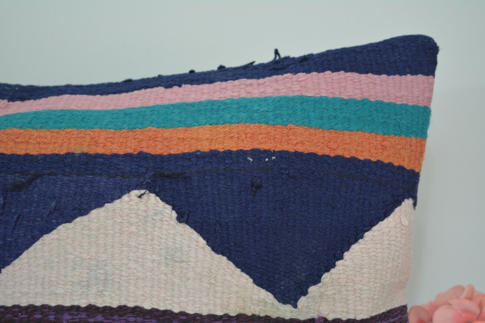 Vintage Boho Kelim Kussenhoes 30x60cm. // 12x24in.