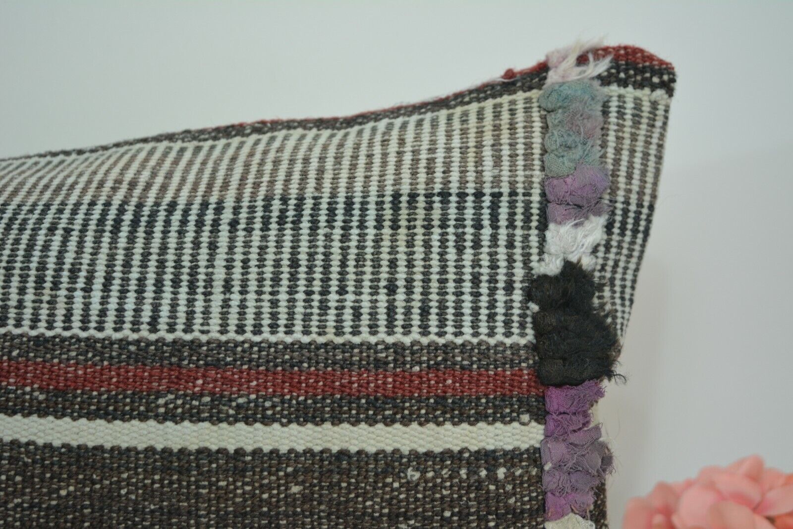 Vintage Boho Kelim Kussenhoes 30x60cm. // 12x24in.