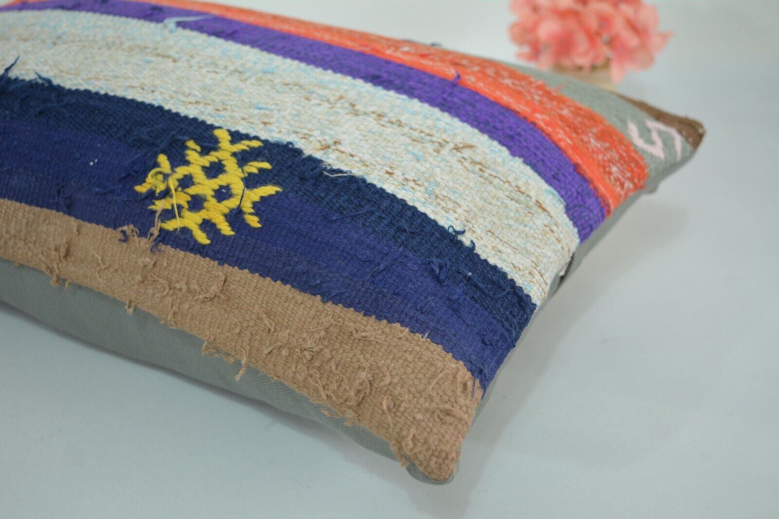 Vintage Boho Kelim Kussenhoes 30x60cm. // 12x24in.