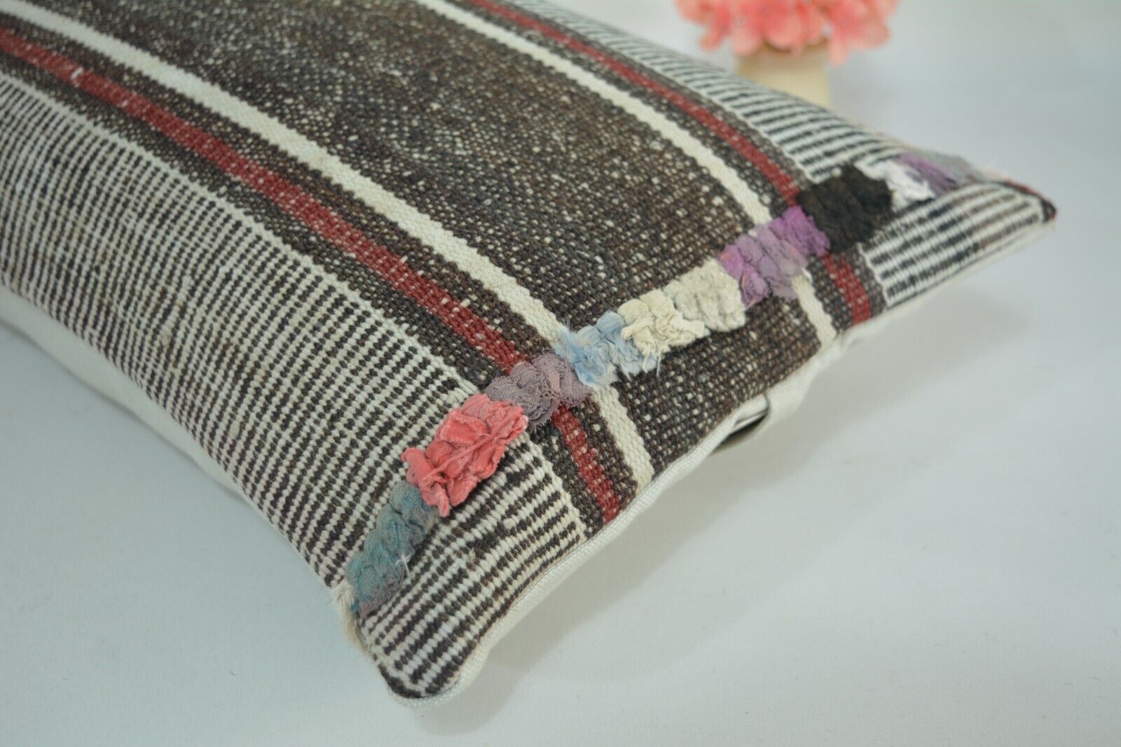 Vintage Boho Kelim Kussenhoes 30x60cm. // 12x24in.