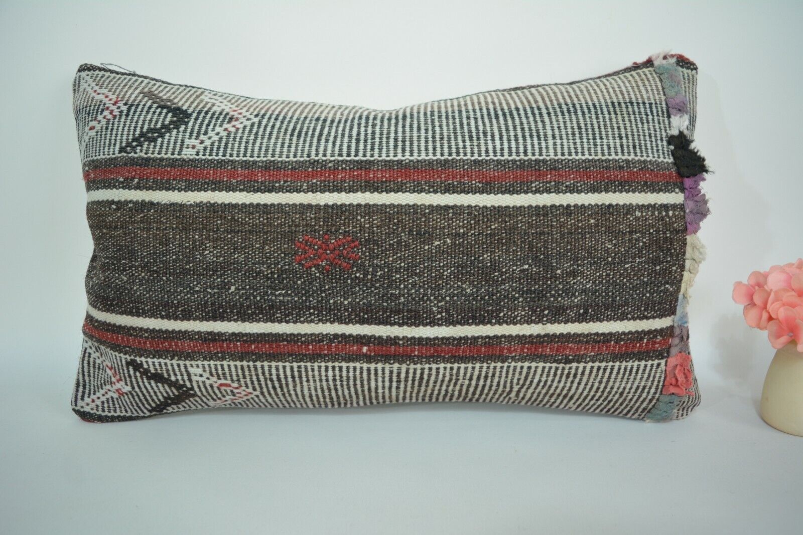 Vintage Boho Kelim Kussenhoes 30x60cm. // 12x24in.